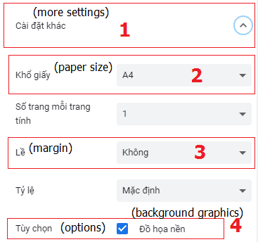 Hướng dẫn cài đặt in